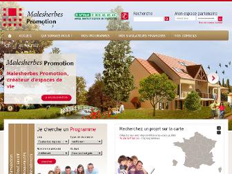 malesherbes-promotion.fr website preview