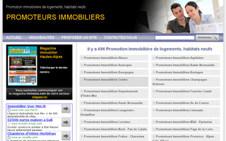 promoteurimmobilier.fr website preview