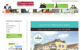 diagonale.fr website preview