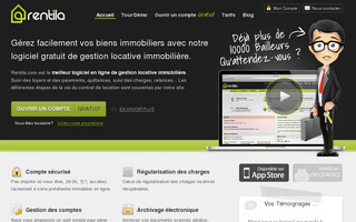 rentila.com website preview