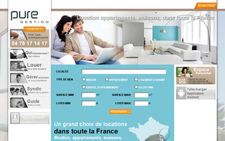 pure-gestion.com website preview