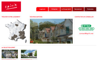 spirit.net website preview