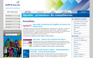 opcalia.com website preview