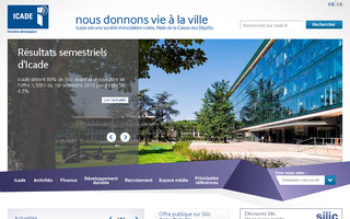 icade.fr website preview