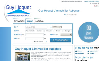 guyhoquet-immobilier-aubenas.com website preview
