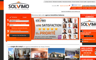 immobilier-aubenas.solvimo.com website preview