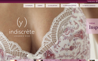 lingerie-indiscrete.com website preview