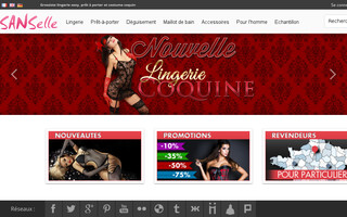 sanselle.fr website preview