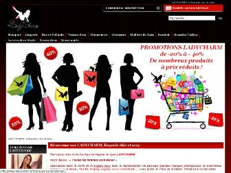ladycharm.fr website preview