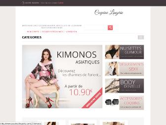 coquine-lingerie.com website preview