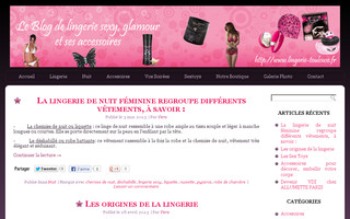 lingerie-toulouse.fr website preview