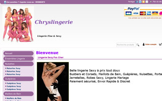 chryslingerieandco.com website preview