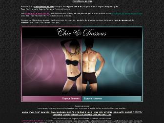 chicetdessous.com website preview