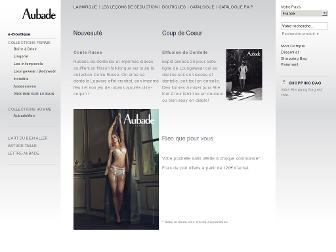 aubadestore.com website preview