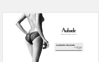 aubade.com website preview