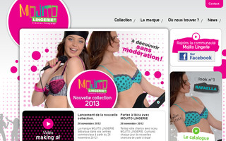 mojitolingerie.fr website preview