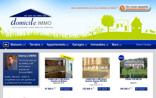 domicile-immo.com website preview