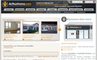 charleville-arthurimmo.com website preview
