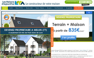 maisonsdaujourdhui.fr website preview