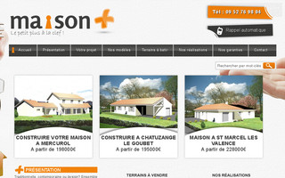 construction-maisonplus.com website preview