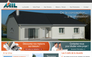 maison-mil.fr website preview