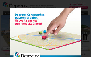 depreux-construction.com website preview