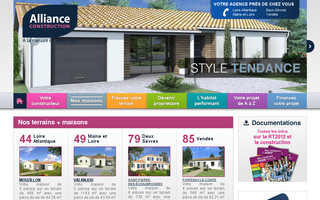 allianceconstruction.fr website preview