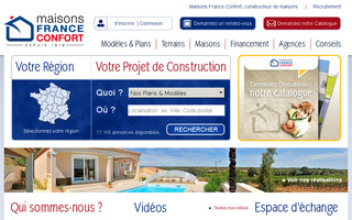 maisons-france-confort.fr website preview