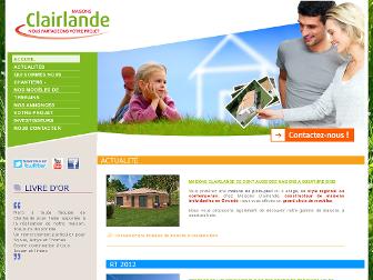clairlande.com website preview