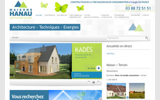 maisons-hanau.fr website preview