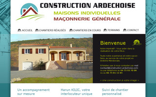 construction-ardechoise.com website preview