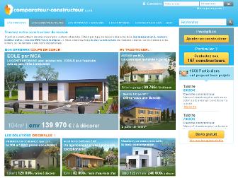 comparateur-constructeur.com website preview