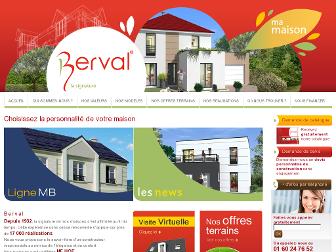 maisonsberval.fr website preview