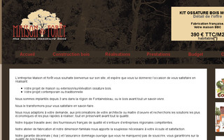 ma-maison-ossature-bois.fr website preview