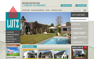 maisons-bois-lutz.fr website preview