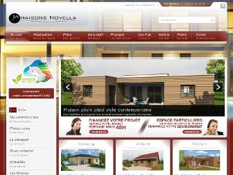 maisons-novella.com website preview