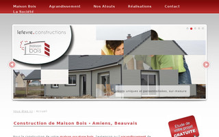 lefevre-maison-bois.fr website preview