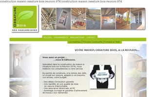 ossabois-mascareignes.fr website preview