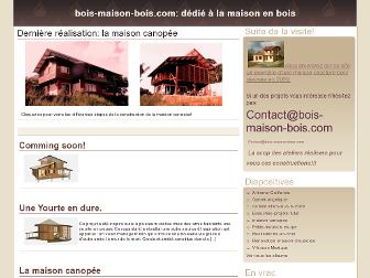 bois-maison-bois.com website preview