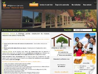 maison-ossature-bois-gervais.fr website preview