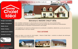 maisons-chaletideal.fr website preview