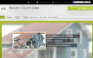 maisons-chalets-diane.fr website preview