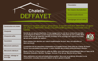 chalets-deffayet.com website preview