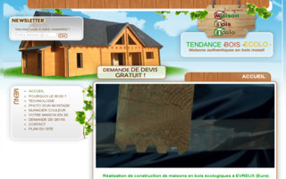 maison-bois-ecolo-normandie.com website preview