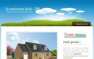 maisons-bois-ldt.fr website preview