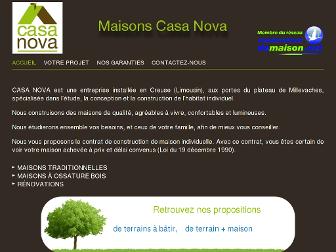 maisons-casanova-creuse.fr website preview