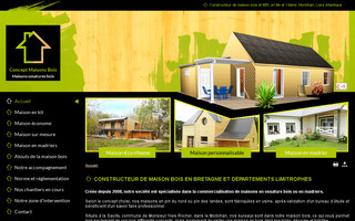 concept-maisons-bois.fr website preview