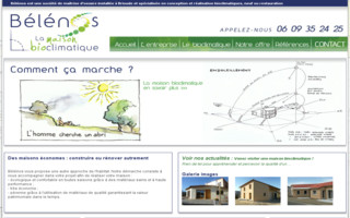 belenos-maison-ecologique.fr website preview