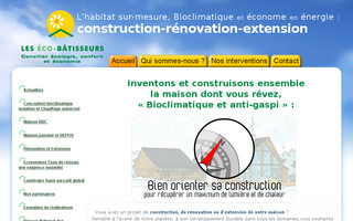 ecobatisseurs.fr website preview