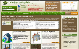 materiaux-naturels.fr website preview